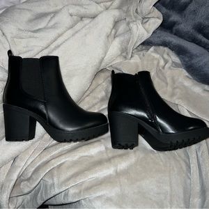 Black booties